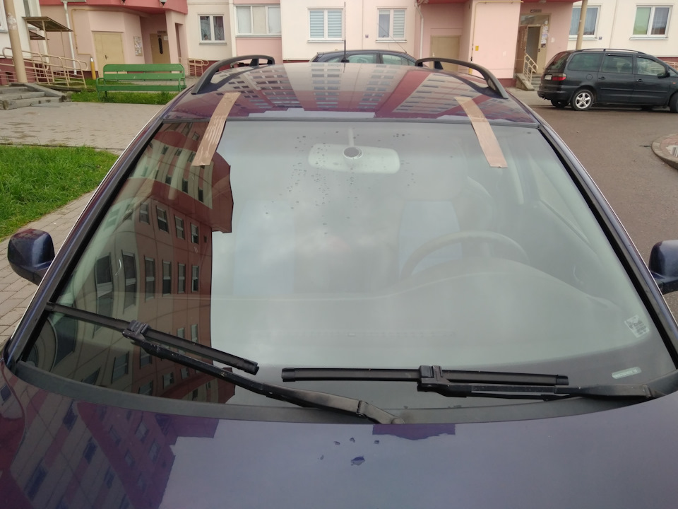 Как заменить лобовое стекло фольксваген Замена лобового стекла - Volkswagen Passat Variant (B5), 1,9 л, 2003 года визит 