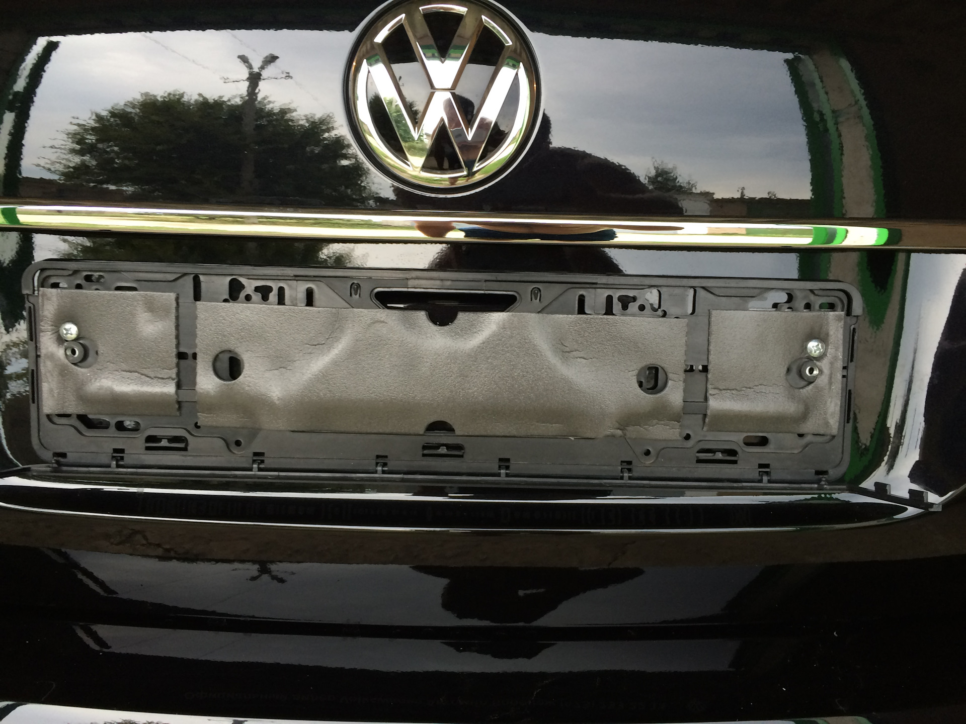 ШВИ начало (опора номерного знака =)) — Volkswagen Polo Sedan, 1,6 л ...