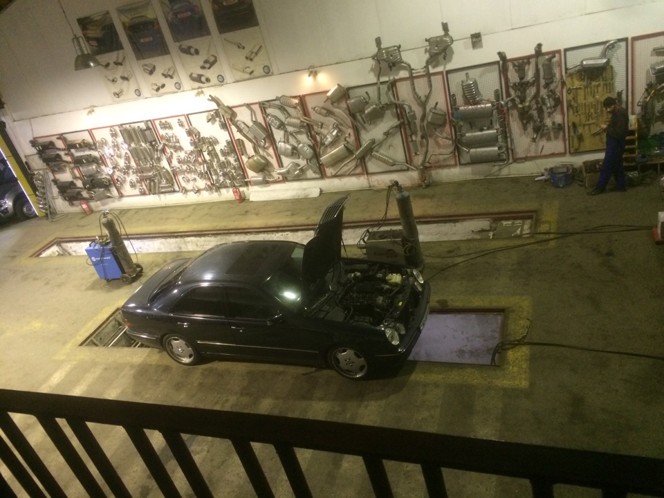 Даунпайп:промывка коллектора, интеркулера и так дале… — Mercedes-Benz E ...