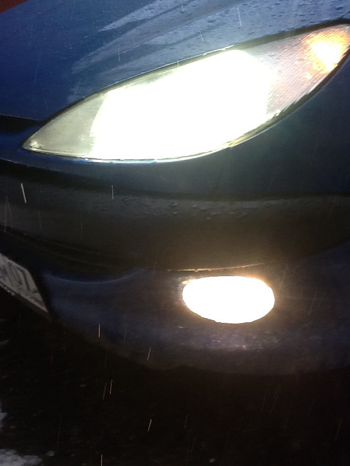 Установка новых противотуманок с ксеноном — Peugeot 206, 1,1 л, 2002 ...
