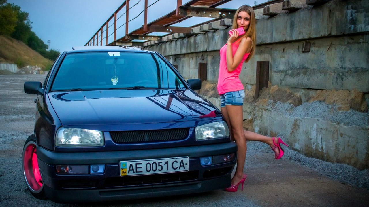 VW Vento с телкой