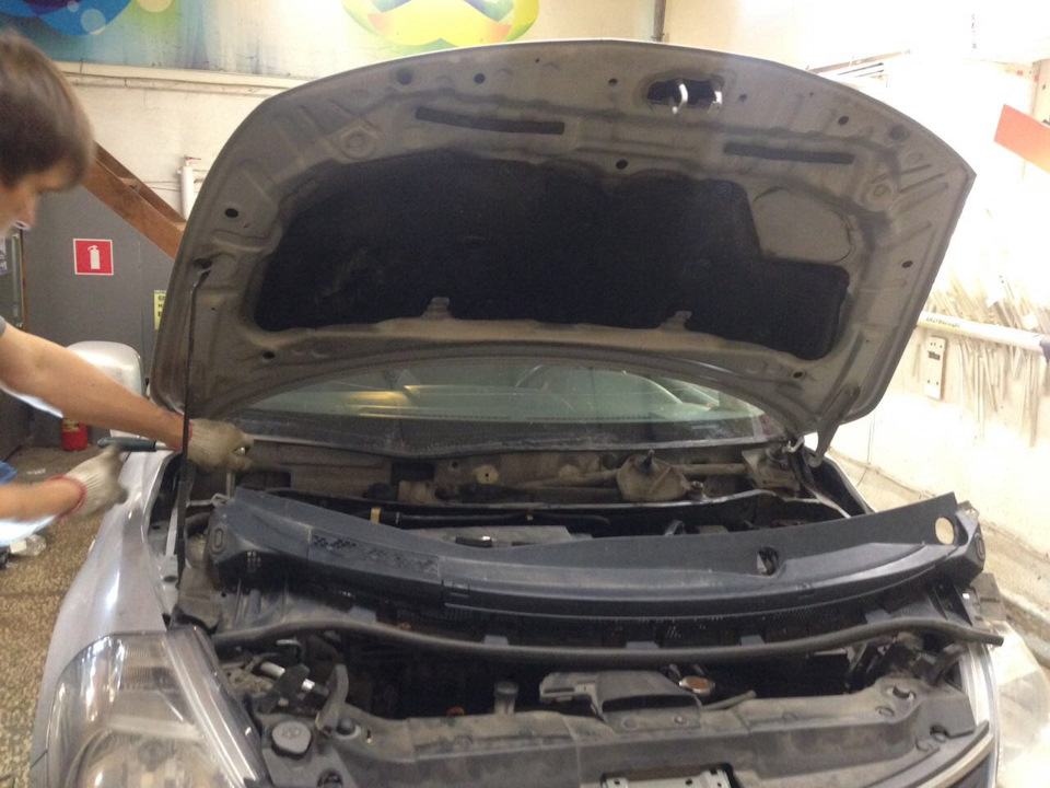 ТО 92000км Ступицы и Подвеска перед — Nissan Tiida (1G), 1,6 л, 2007 ...