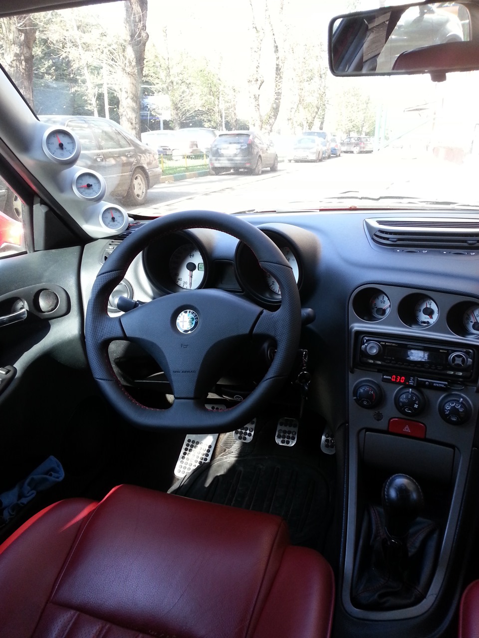 Руль установлен — Alfa Romeo 156, 2 л, 2001 года | стайлинг | DRIVE2