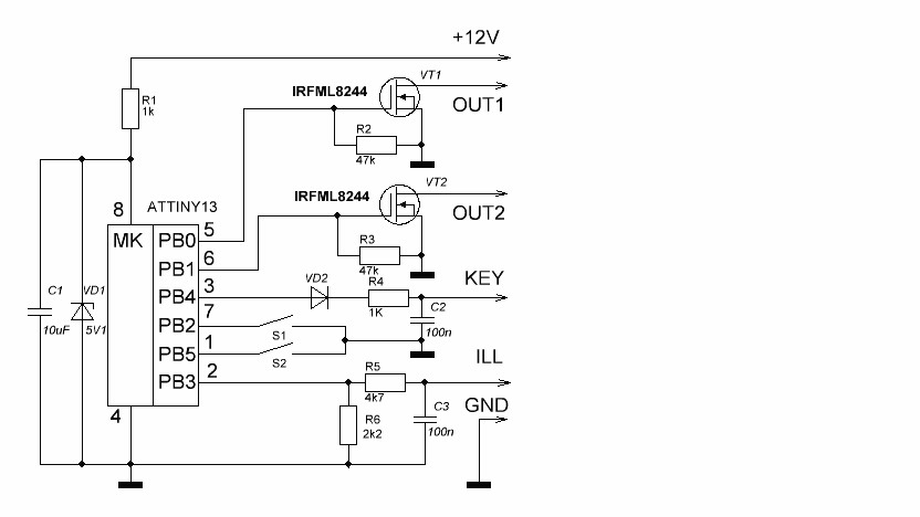 Схемы на attiny13 своими руками