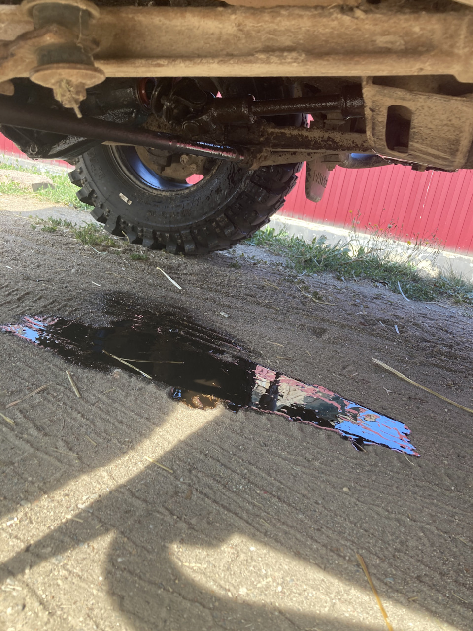 Отвалился кардан))) — УАЗ Patriot, 2,7 л, 2006 года | поломка | DRIVE2