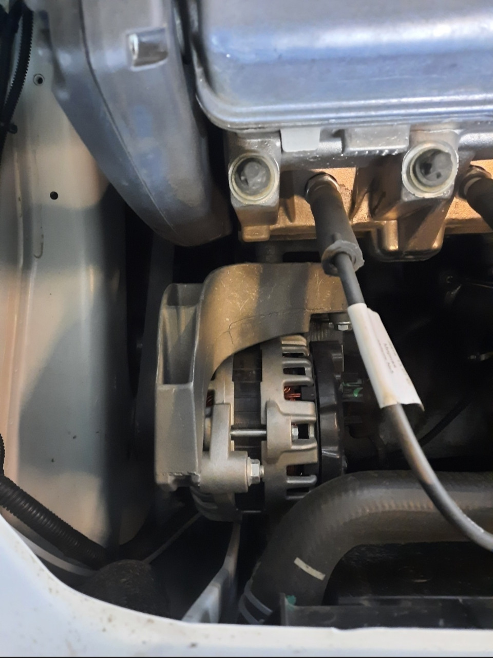 Натяжитель генератора — Lada Гранта (2G) FL, 1,6 л, 2020 года ...