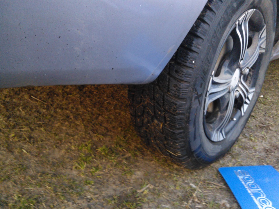 36) А у нас уже всё сухо))) — Toyota Corsa (5G), 1,5 л, 1999 года ...