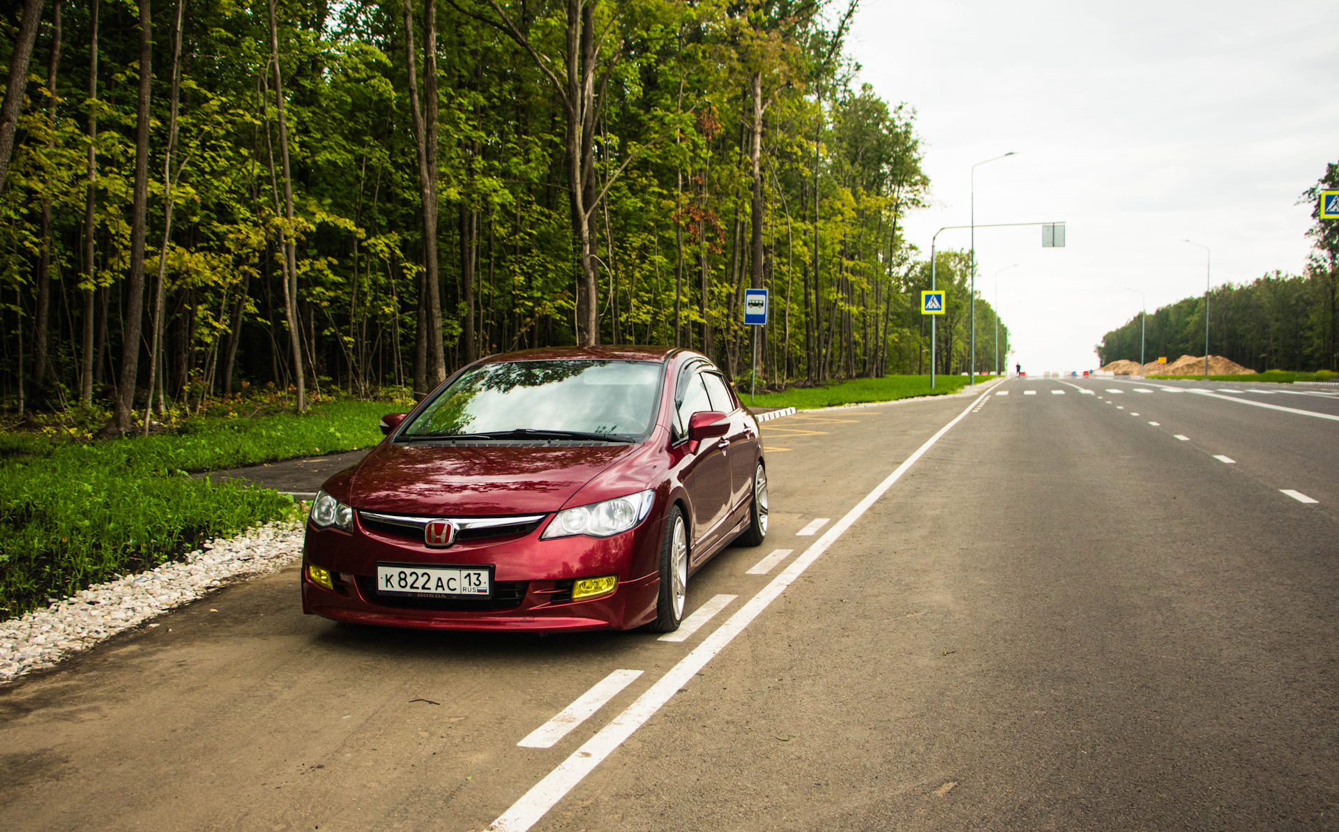 Пружины с занижением на honda civic 5d