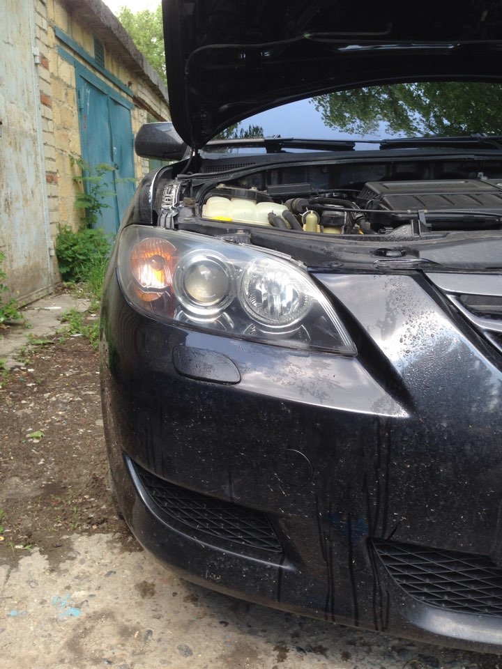 Полировка фар пастой) — Mazda 3 (1G) BK, 1,6 л, 2005 года | своими ...