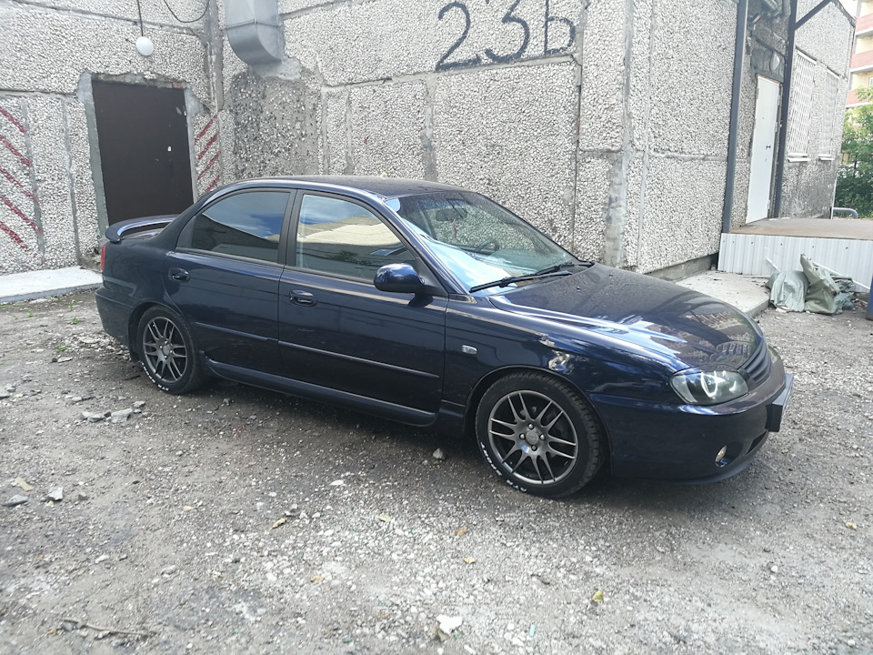 Резина с надписями. А зачем? Отвечу! — KIA Spectra, 1,6 л, 2009 года ...
