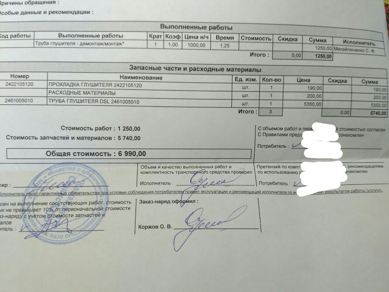 Немного неприятностей — SsangYong Musso, 2,9 л, 1996 года | поломка ...