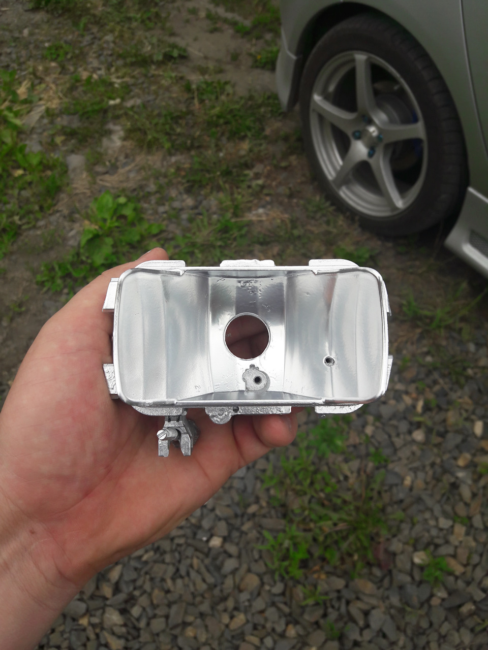 Восстанавливаем отражатель — Toyota Corolla RunX, 1,5 л, 2003 года ...