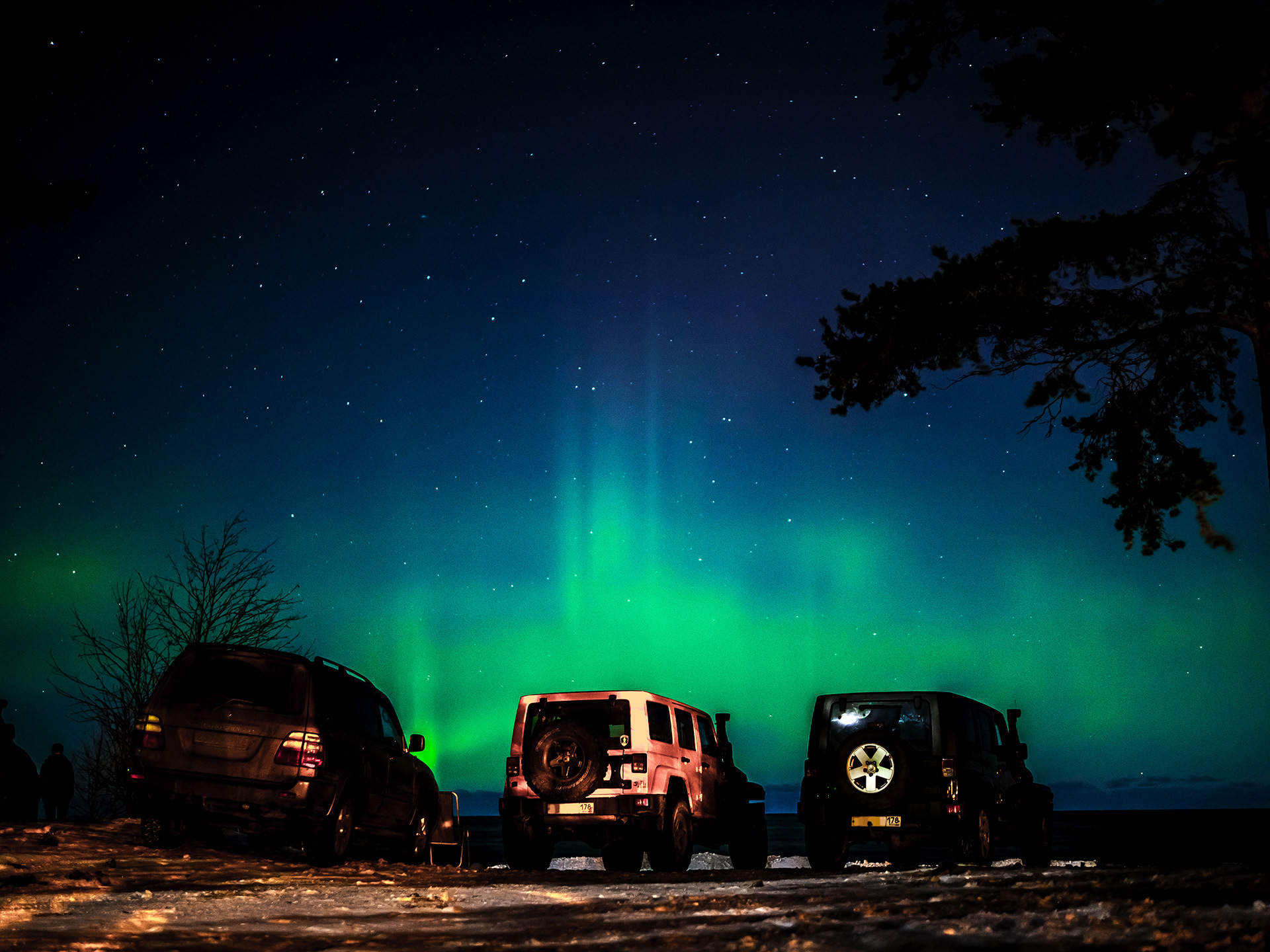 Night adventure. Погоня за северным сиянием