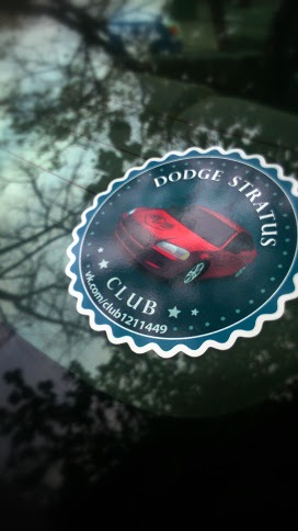 DODGE STRATUS CLUB STICKERS — Dodge Stratus,  л., 2001 года на DRIVE2