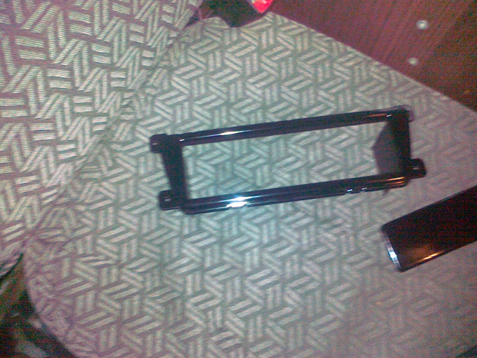 Установка 1 DIN магнитолы в приору с новой панелью — Lada 21093i, 1998 ...