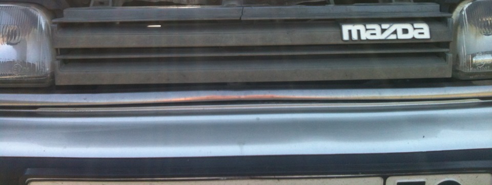 Покраска радиаторной решетки и пацанские наклейки — Mazda 626 III (GD ...