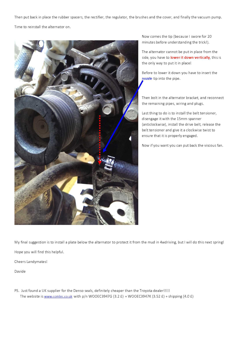 Фото в бортжурнале Land Rover Defender (L315/L316)