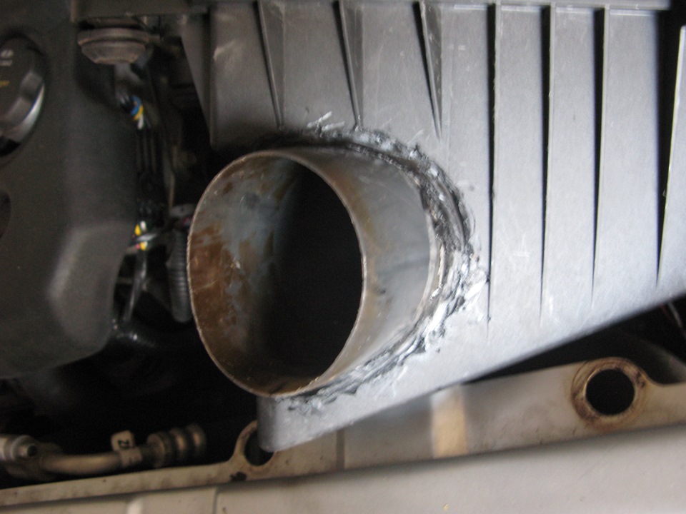 Увеличение забора воздуха и подготовка пластика к покраске — Lada ...