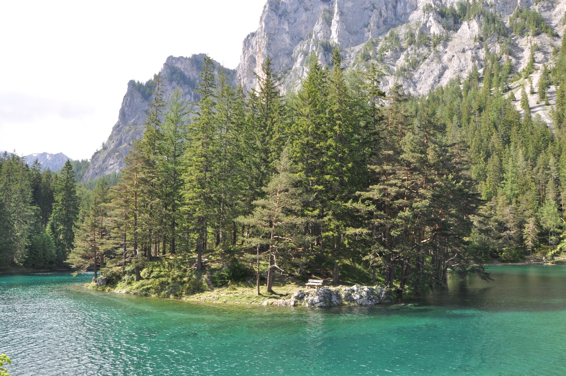 Озеро Топлицзе австррийских Альп