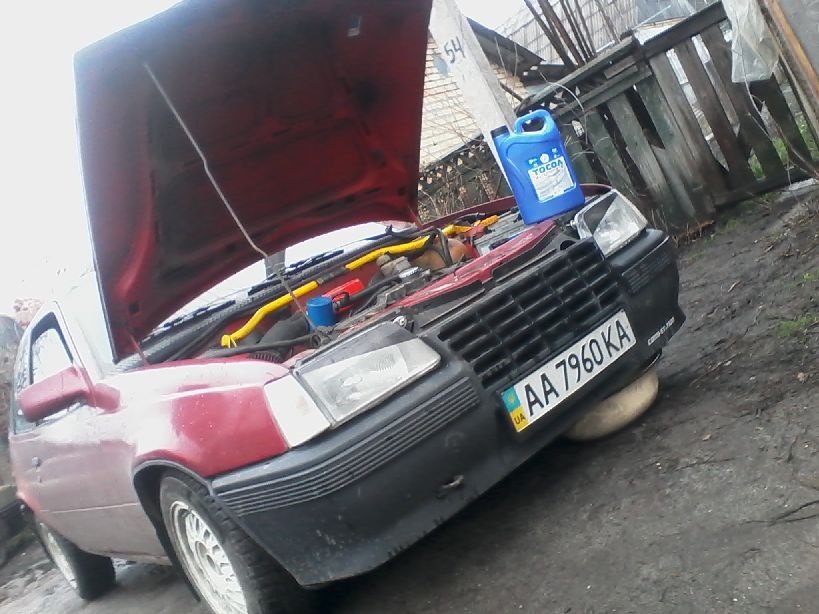 Замена тосола ну и просто профилактика … — Opel Kadett E, 1,6 л, 1986 ...