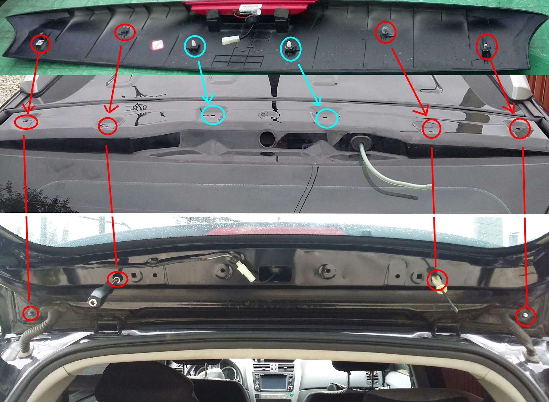 Снятие обшивки двери багажника - Geely Atlas (1G), 1,8 л, 2019 года своими рукам