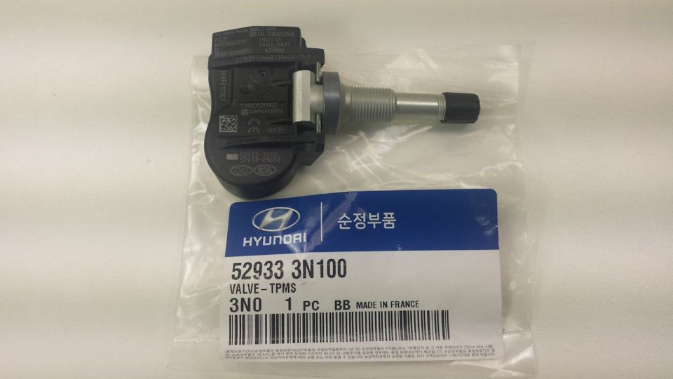 529333N100 ОБРАТНЫЙ КЛАПАН ШИНЫ КОЛЕСА KIA HYUNDAI | Запчасти на DRIVE2