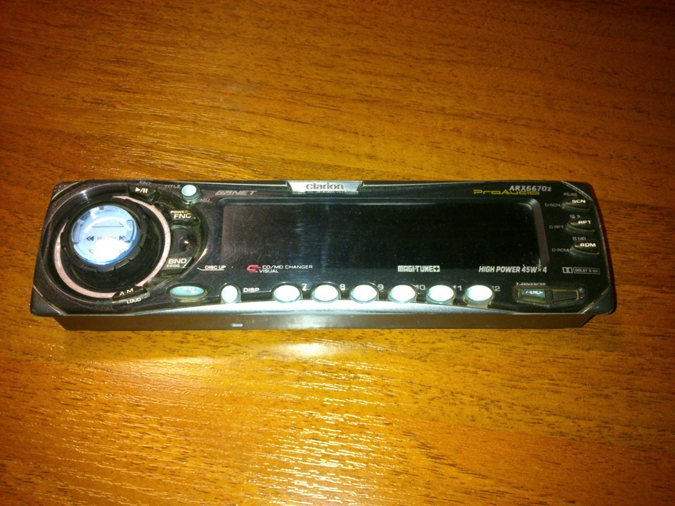 Шлейф откидной панели Clarion 6670z (дубль записи трехгодичной давности ...