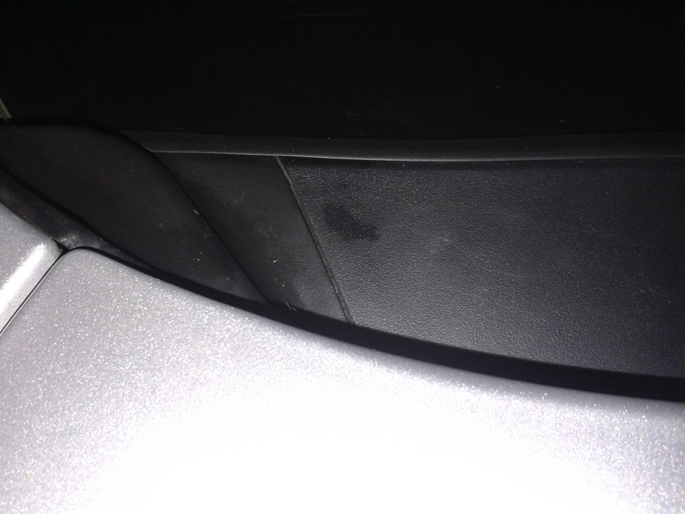 Установка резиновой прокладки от "Хендай Элантры" на жабо и камазовских ...