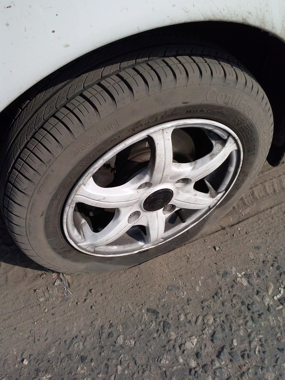 пробила колесо( — Daewoo Matiz (M100, M150), 0,8 л, 2012 года | помощь ...