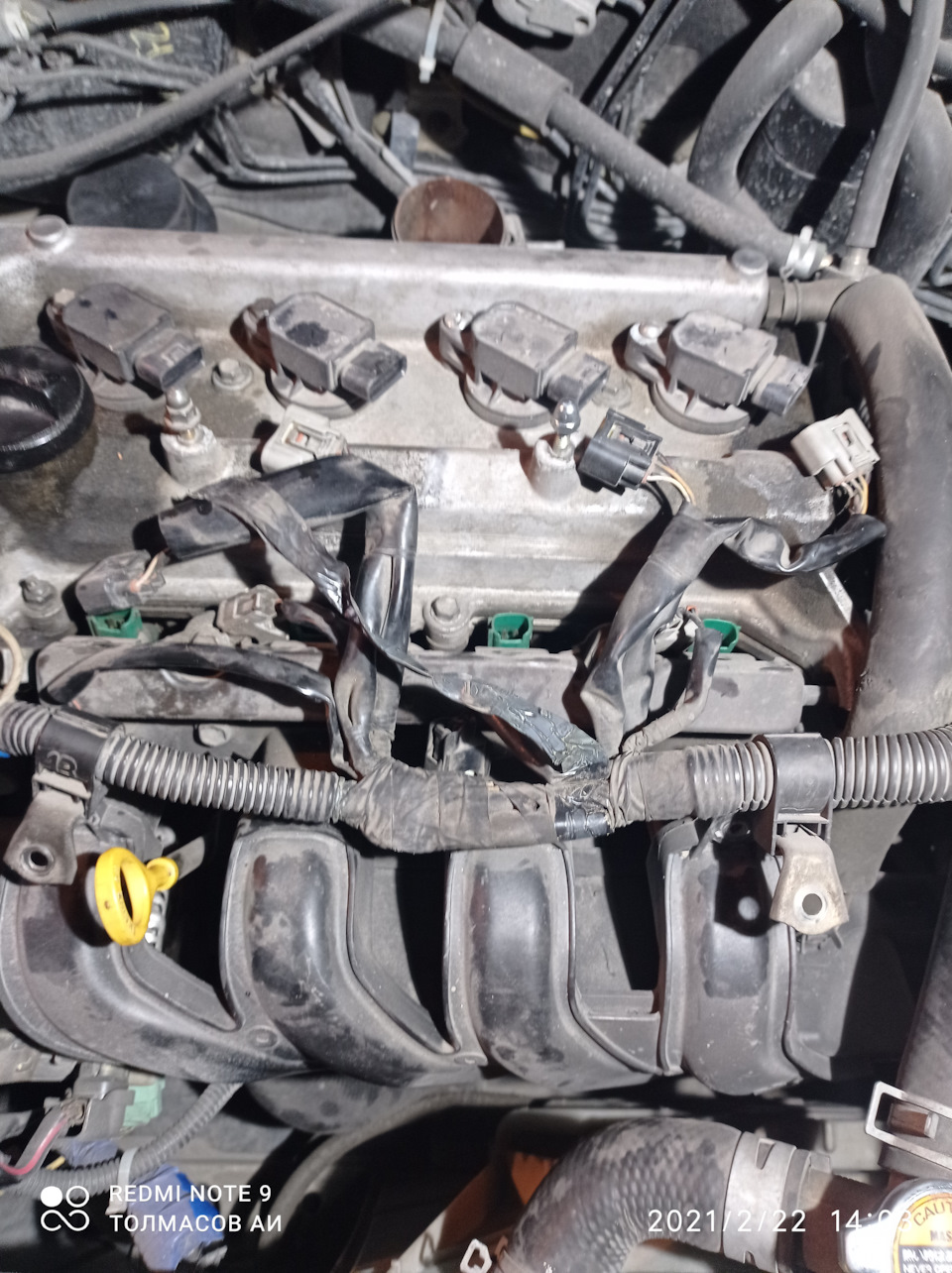 Место разреза и трепонации — Toyota Funcargo