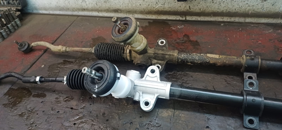 Замена рулевой рейки — Hyundai i20 (1G), 1,4 л, 2009 года | визит на ...