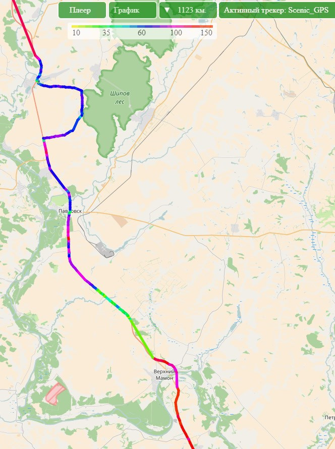 Карта осадков в в мамоне. Р 256 62 км на карте.