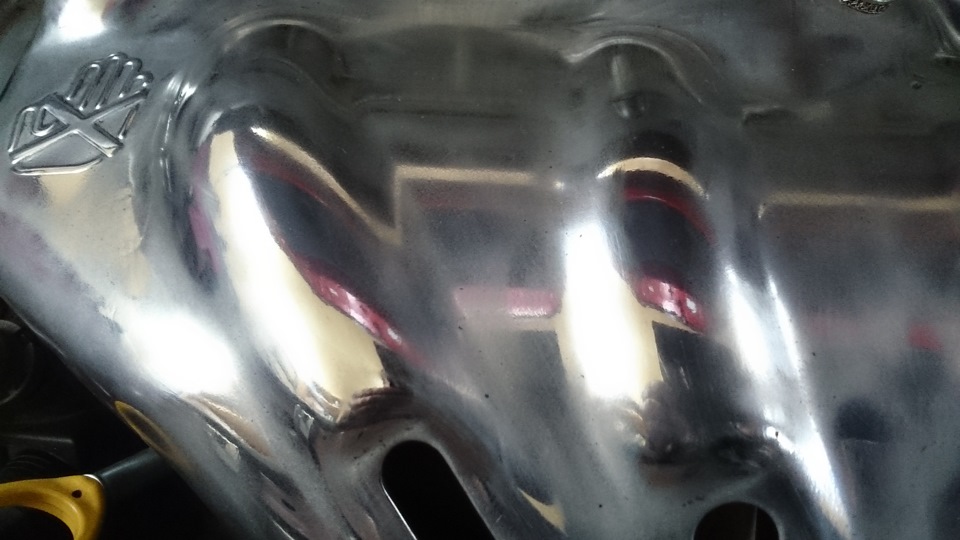 Полировка защитного кожуха выпускного коллектора — Toyota RAV4 (III), 2 ...