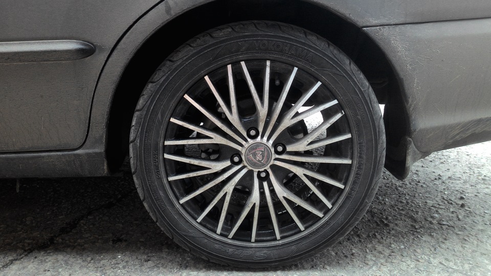 yokohama s.drive as01 195/50 r15 — Hyundai Accent (2G), 1,5 л, 2008 ...