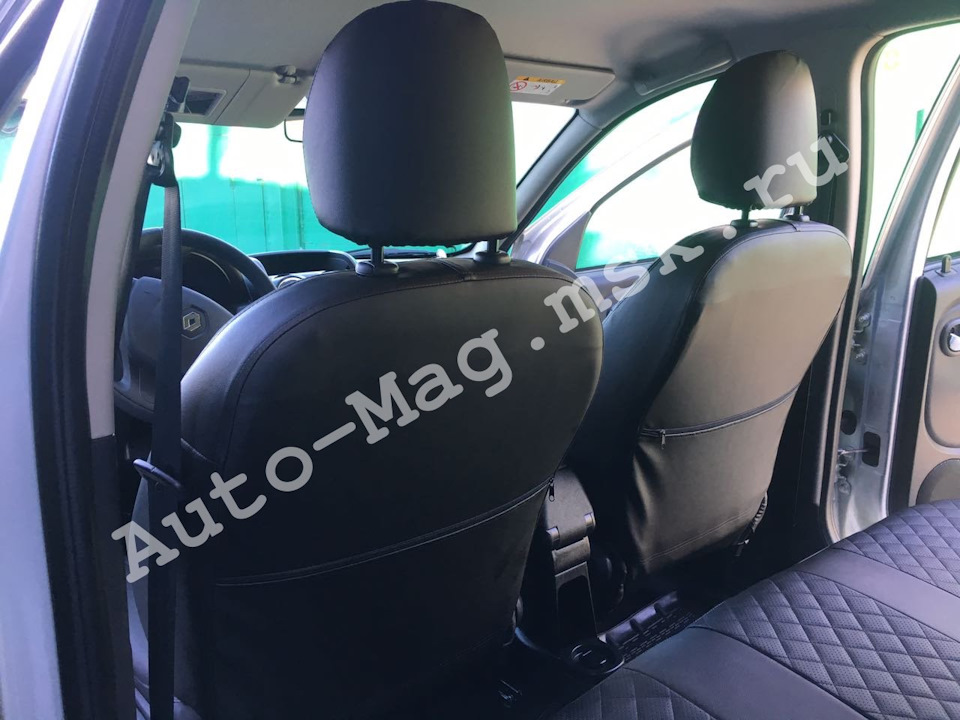 Чехлы на Рено Дастер из экокожи | Автопилот — Auto-mag.msk.ru на DRIVE2