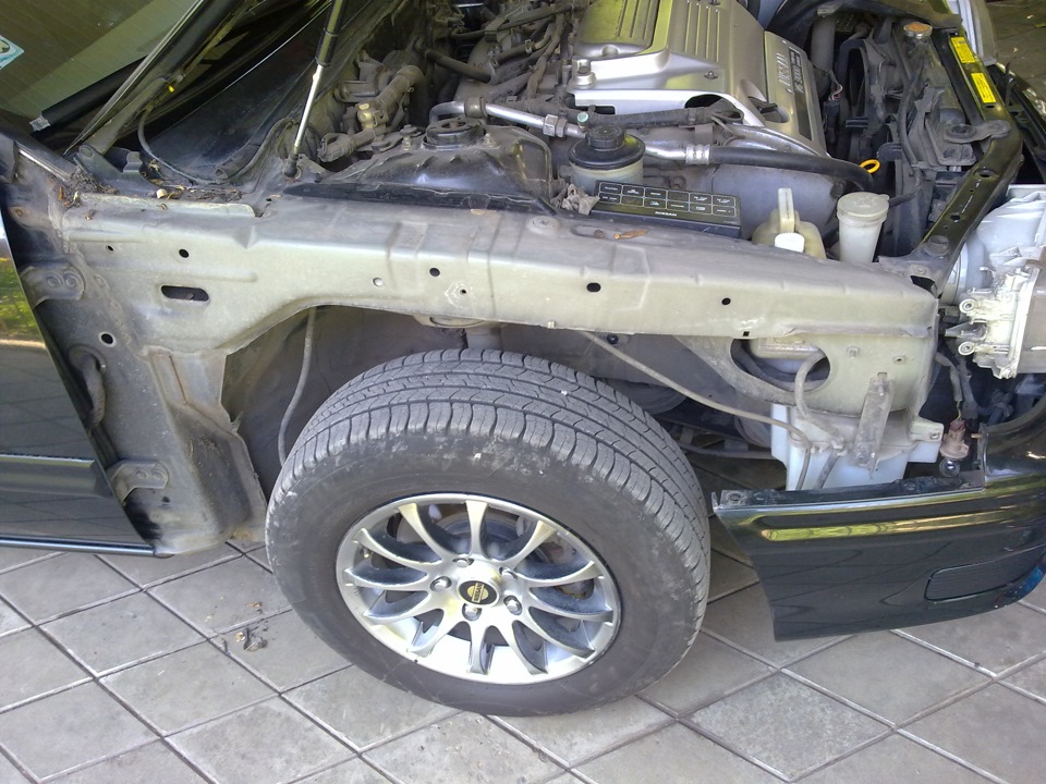 Подготовка сдачи в малярку — Nissan Maxima IV (A32), 3 л, 1996 года ...