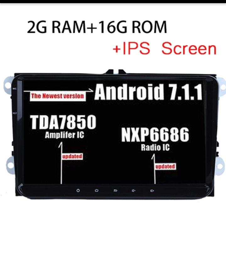 ГУ Андройд 7.1.1 9 дюймов IPS экран — Skoda Superb Mk2, 1,8 л, 2013 ...