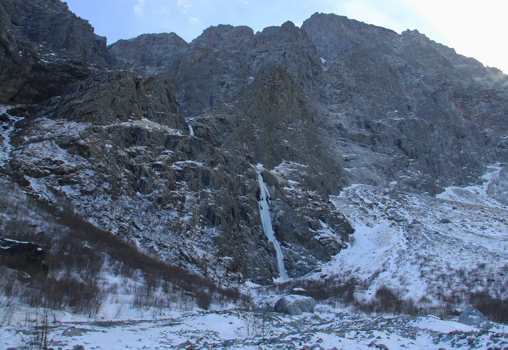 Водопад Зейгалан в Северной Осетии