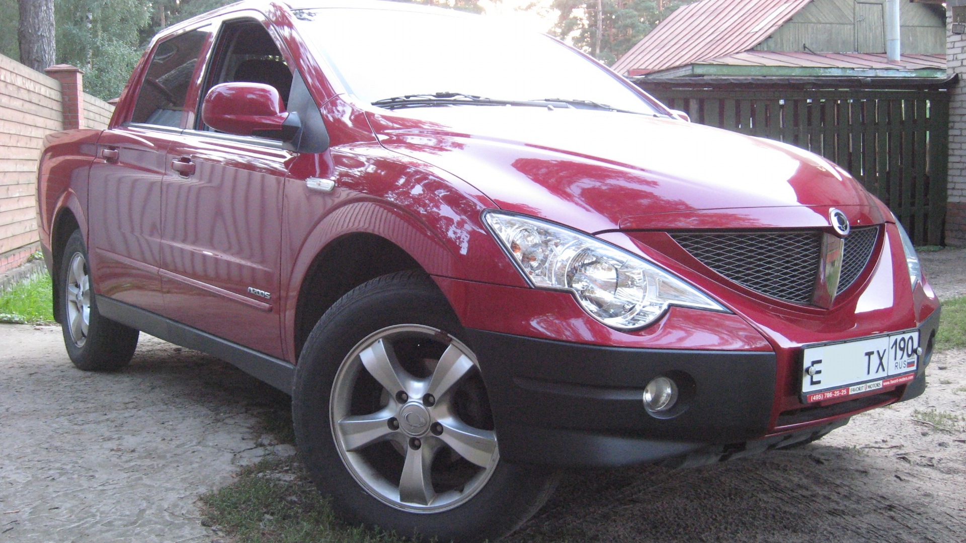 SsangYong Actyon Sports (1G) 2.0 дизельный 2008 | #redshark на DRIVE2