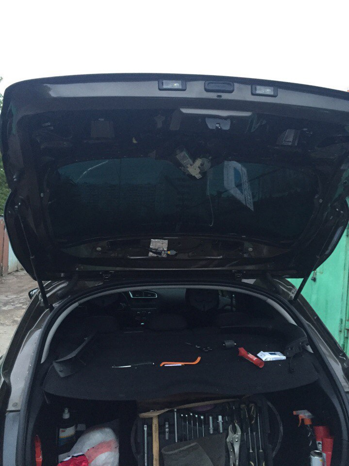 Шумоизоляция крышки багажника — Citroen C4 (2G), 1,6 л, 2011 года ...