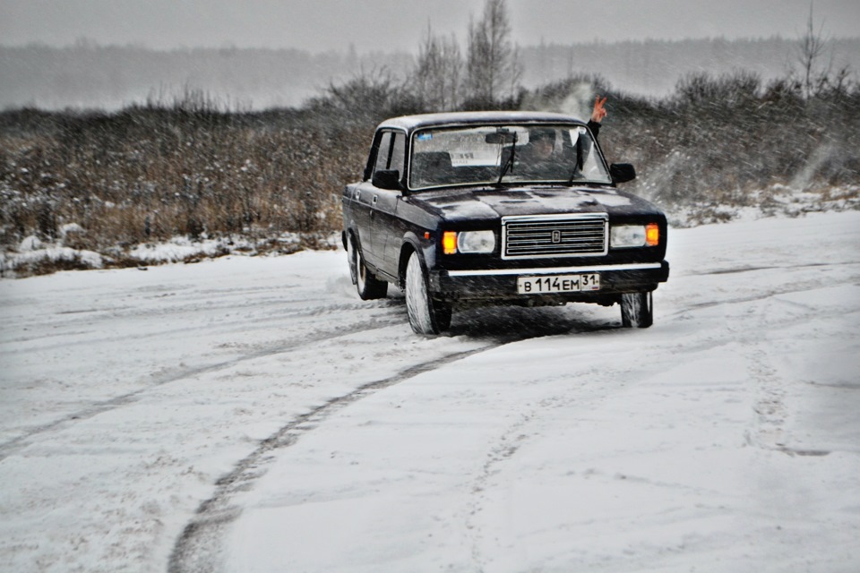 ВАЗ 2107 зимняя