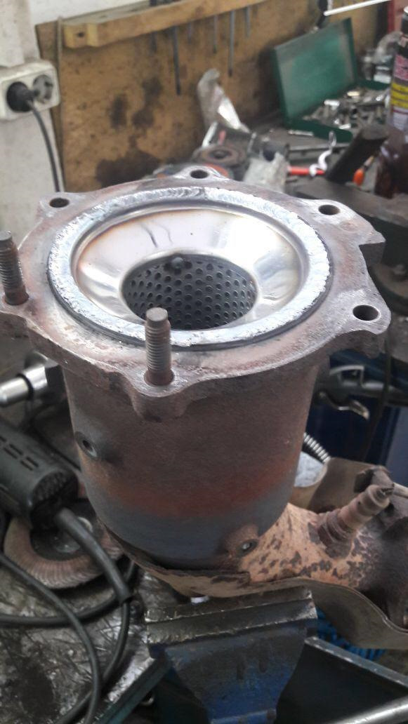 Замена катализатора на пламегаситель в Nissan Almera — DRIVE2