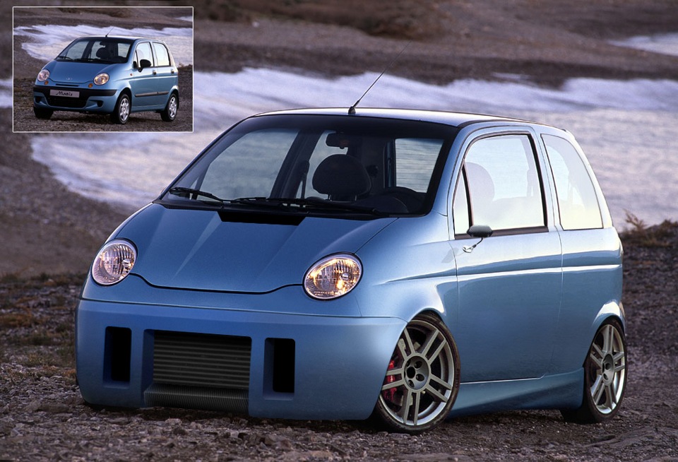 Тюнингованный Daewoo Matiz