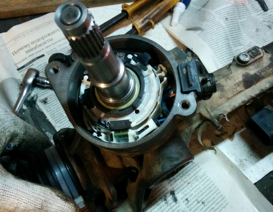 Разборка рейки — Volkswagen Passat B6, 1,8 л, 2008 года | своими руками ...