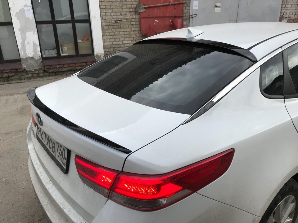 Kia Optima 4 спойлер