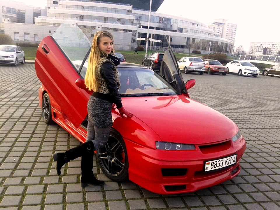 Небольшая фотосессия Моей девочки и Calibra — Opel Calibra, 2 л, 1996 ...
