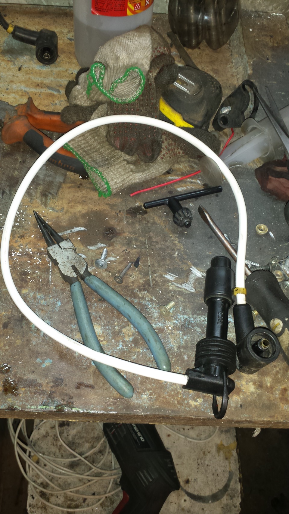 Самый нищебродский колхозинг))) Самодельные высоковольтные провода ...