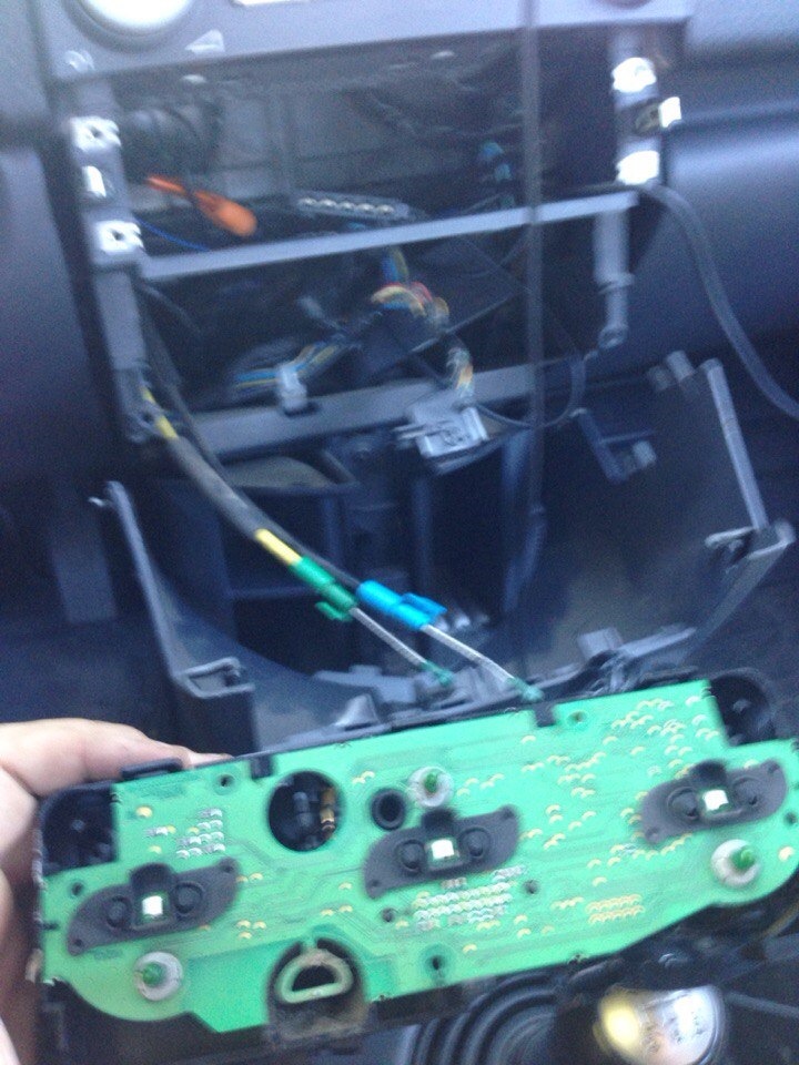 Переделка подсветки панели кондиционера. — DRIVE2