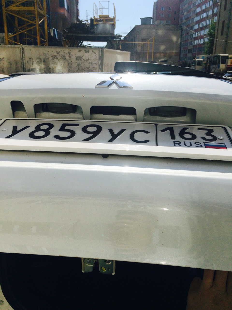 Камера заднего вида — Mitsubishi Outlander (3G), 2 л, 2015 года ...