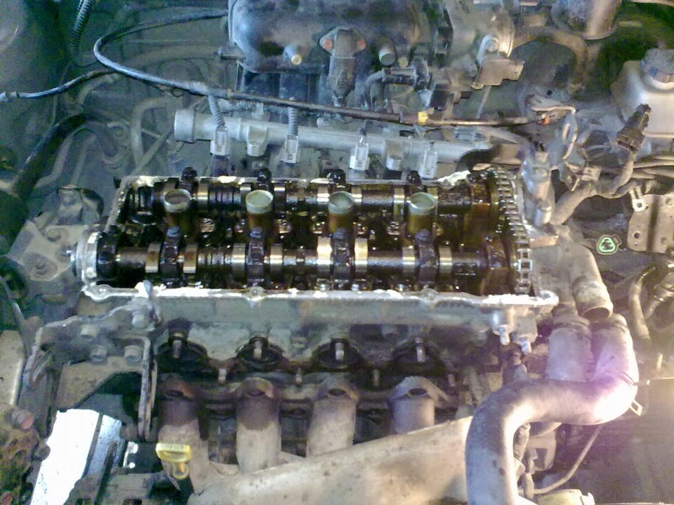 замена прокладки блока цилиндров — Hyundai Accent (2G), 1,5 л, 2002 ...